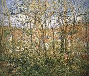 Camille Pissarro Woods painting